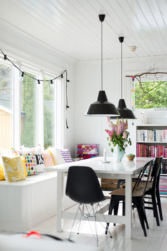 Industrial chic dining