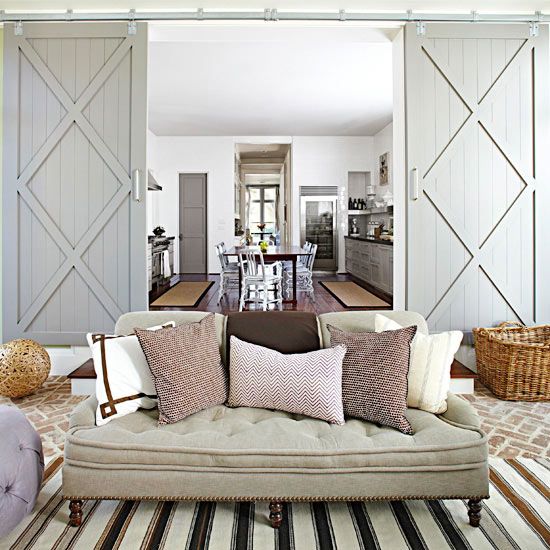 Adding barn doors to a room