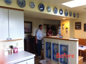 Before photos kitchen renovation