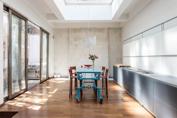 minimal kitchen loft