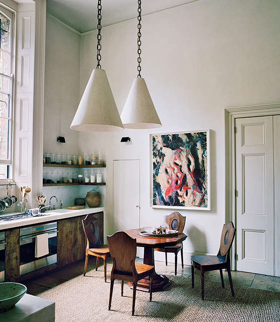 kitchen with table and chairs