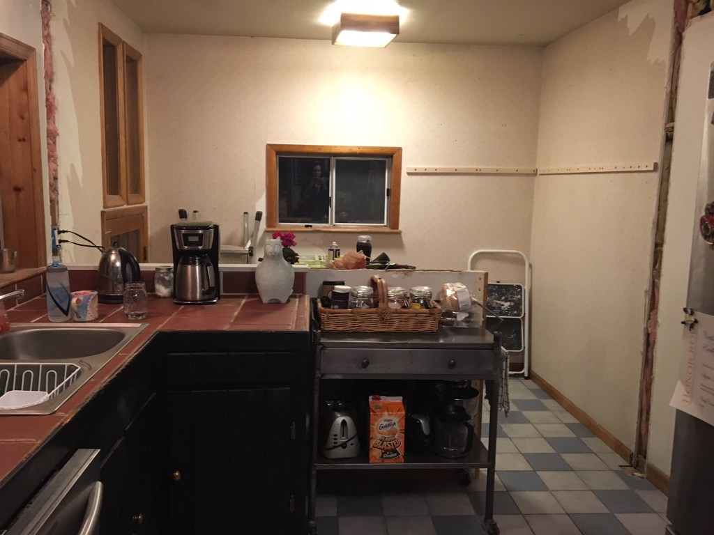 during renovation wall out