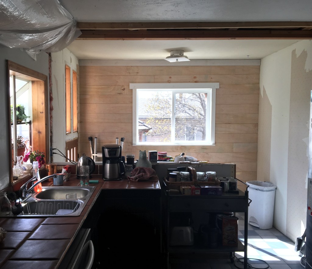 planking kitchen window
