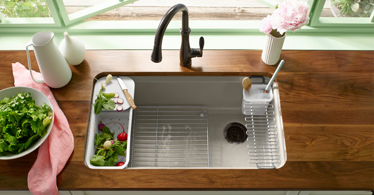 cast iron undermount sink