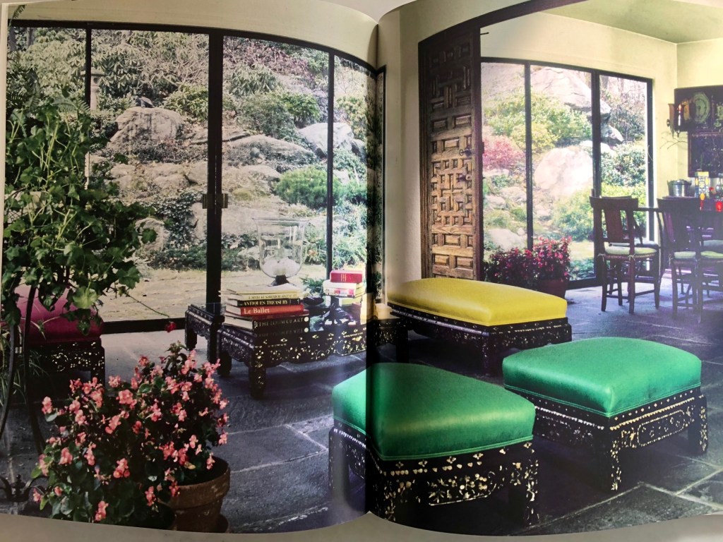 living room slate floor