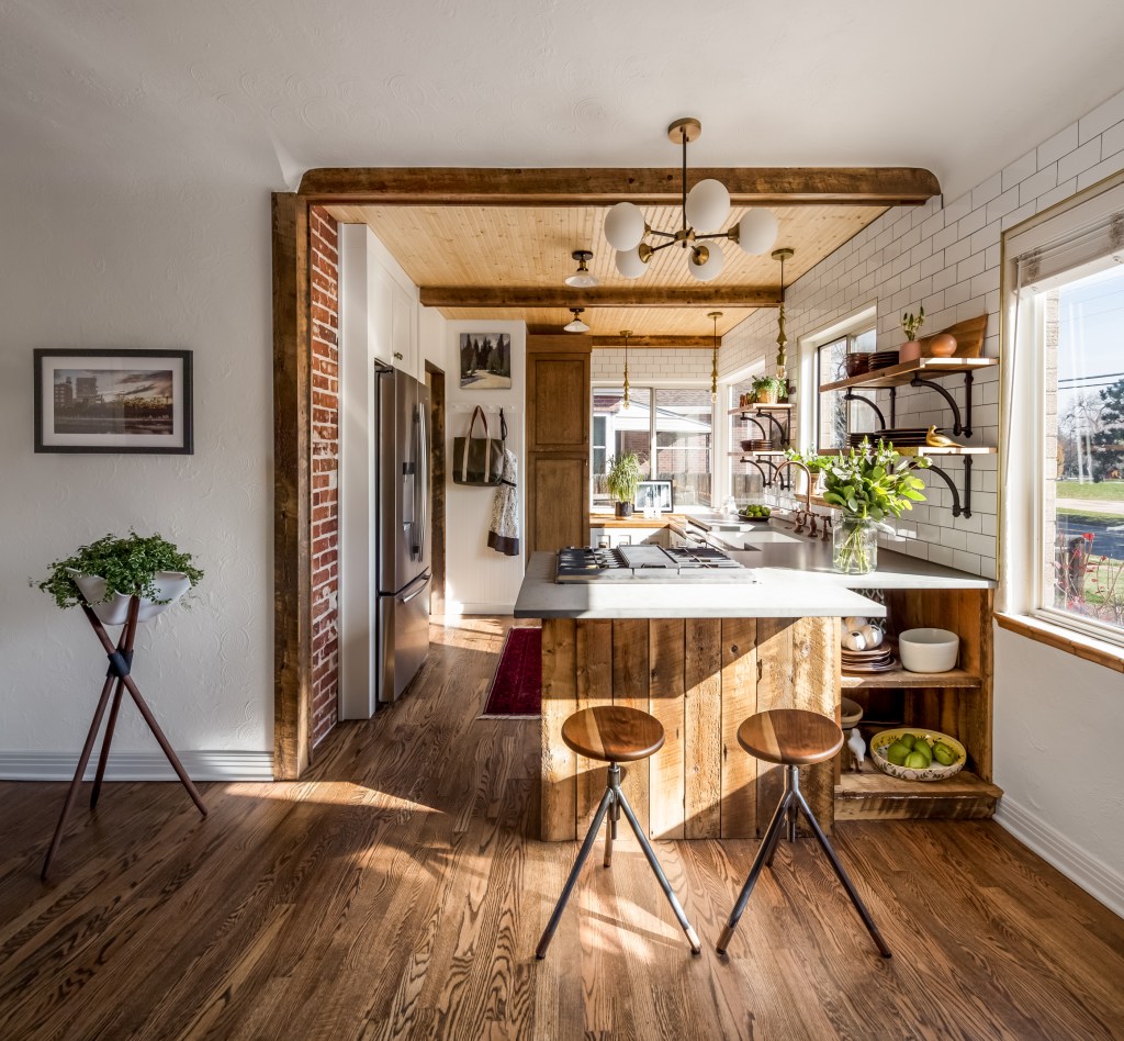 vintage rustic kitchen