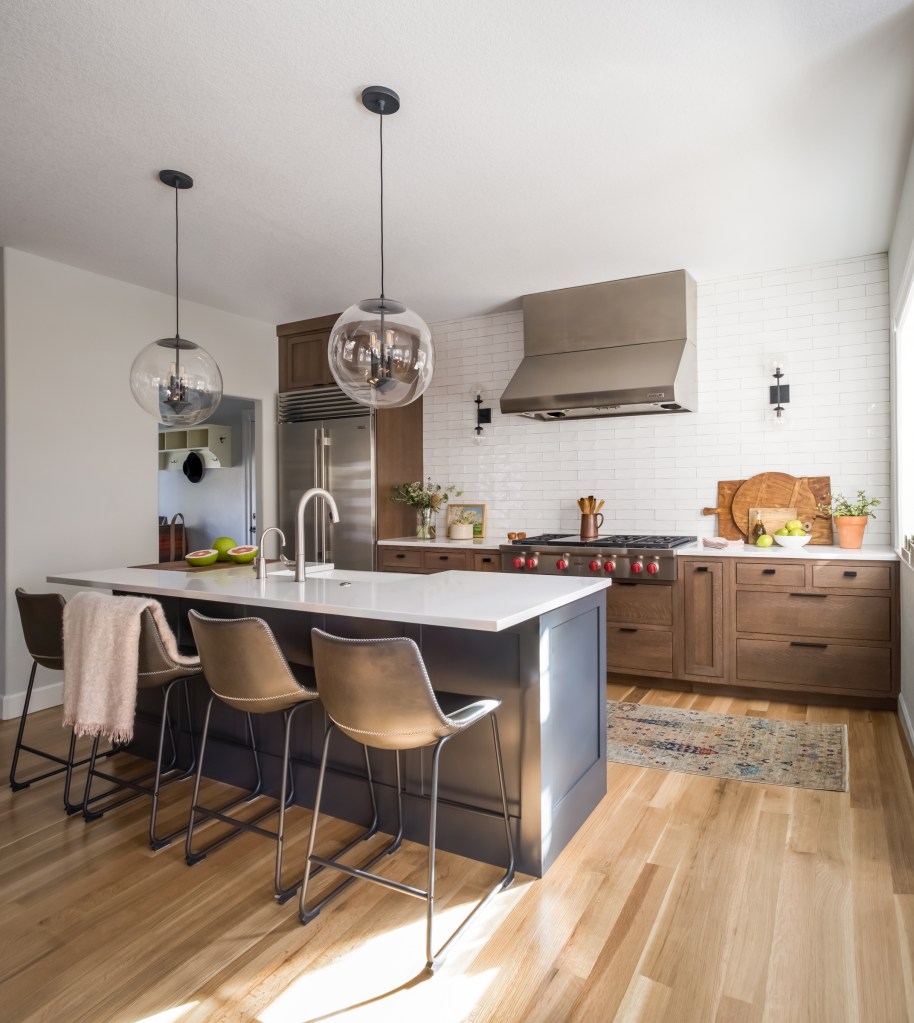 warm contemporary kitchen