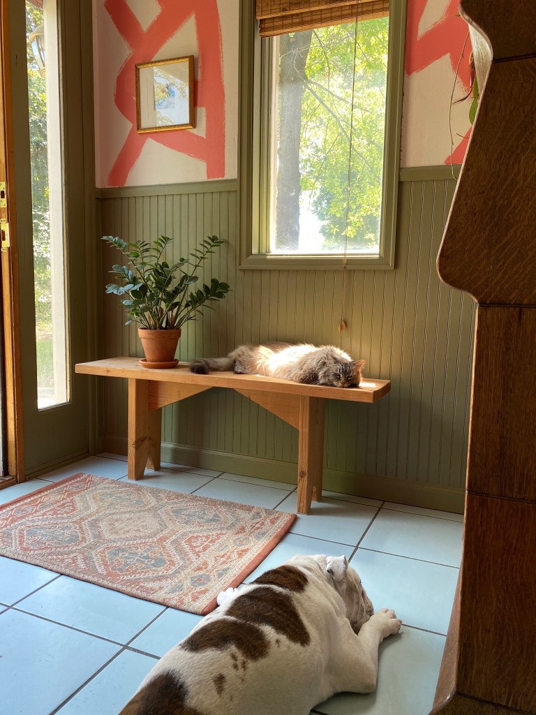 diy freestyle painted walls